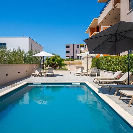 Sea Bay View Apartment - Appartement Avec Piscine Et Magnifique Vue Sur Mer Sveti Filip i Jakov Ngoại thất bức ảnh
