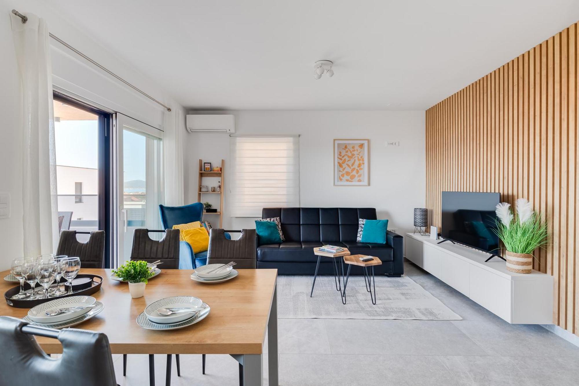 Sea Bay View Apartment - Appartement Avec Piscine Et Magnifique Vue Sur Mer Sveti Filip i Jakov Ngoại thất bức ảnh